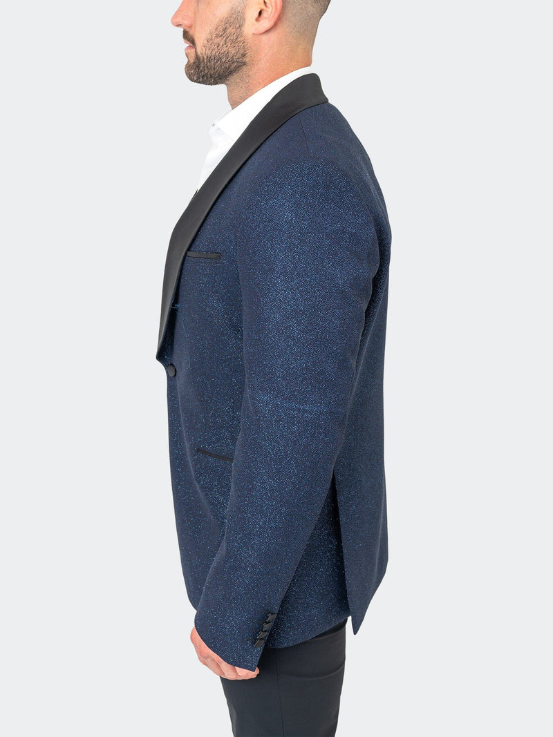 Blazer Shawl Ceremonial Blue