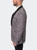 Blazer Shawl CeremonialGrey Grey View-3