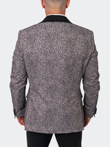 Blazer Shawl CeremonialGrey Grey View-5