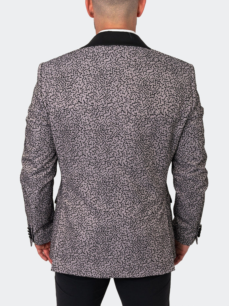 Blazer Shawl CeremonialGrey Grey