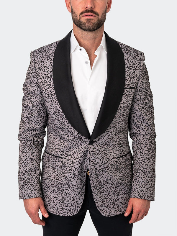 Blazer Shawl CeremonialGrey Grey