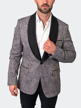 Blazer Shawl CeremonialGrey Grey View-12