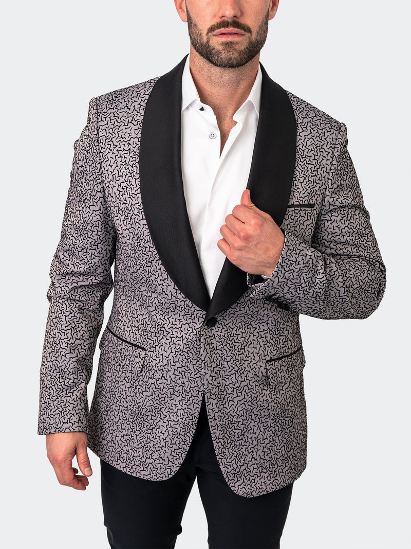 Blazer Shawl CeremonialGrey Grey