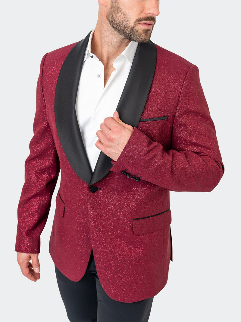 Blazer Shawl Ceremonial Red