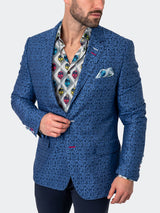 Blazer Socrates MultiBlue Blue View-10