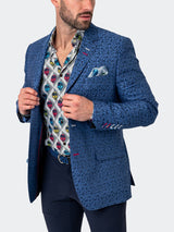 Blazer Socrates MultiBlue Blue View-4