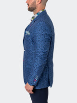 Blazer Socrates MultiBlue Blue View-7