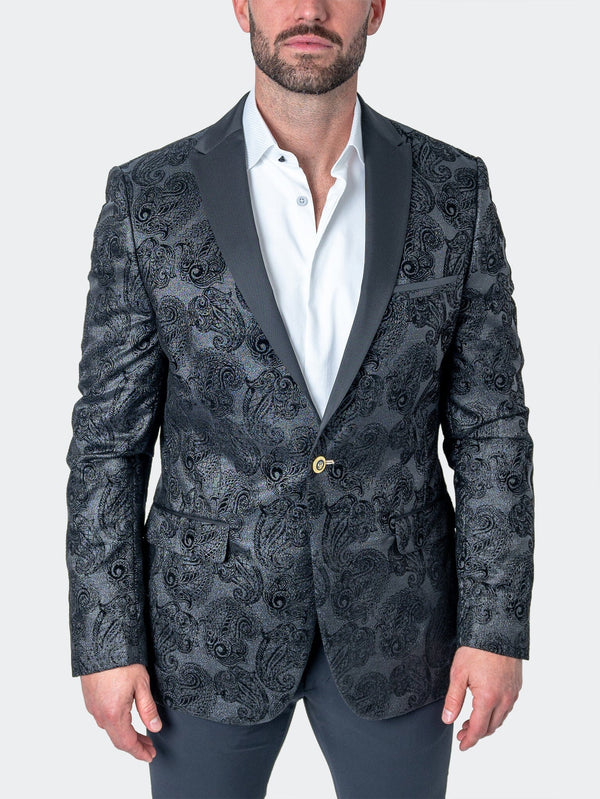 Blazer Tesla PaisleyFlok Black