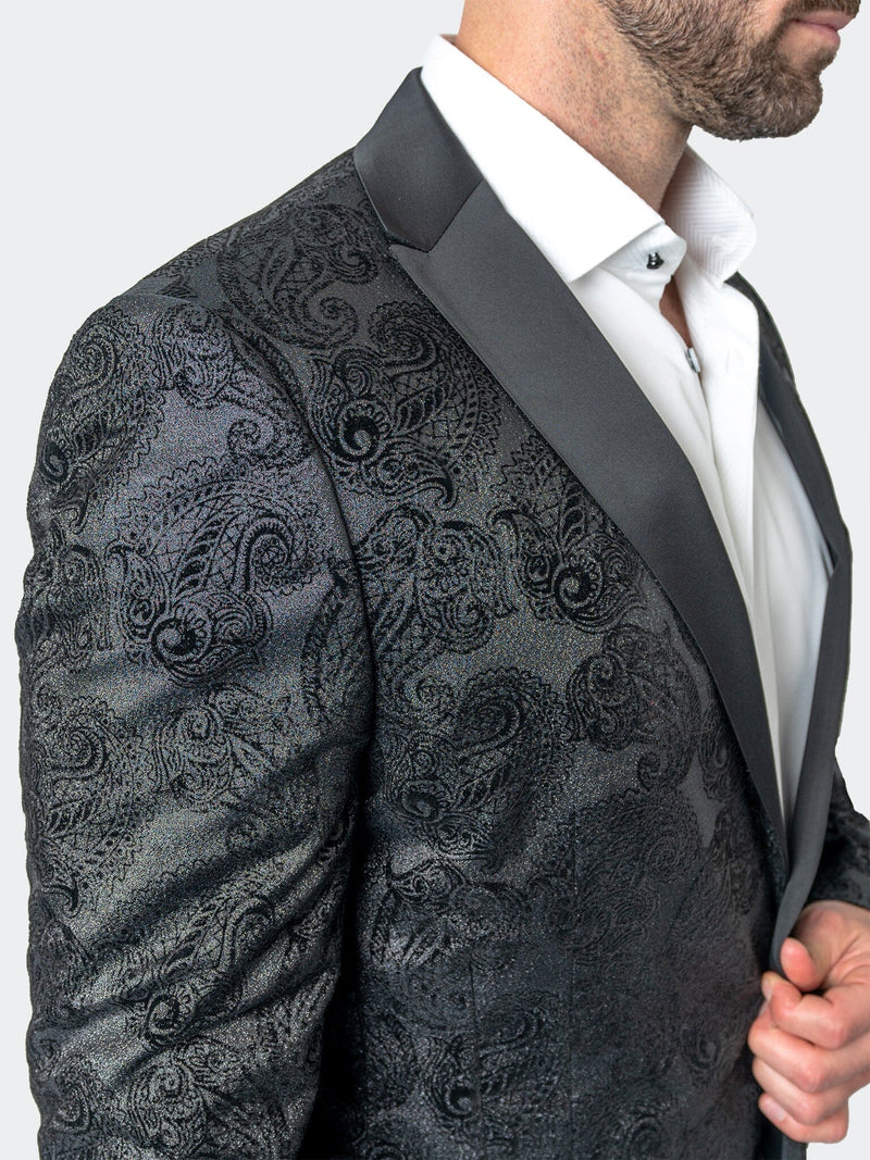 Blazer Tesla PaisleyFlok Black