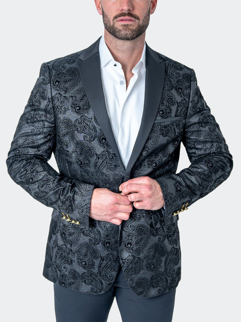 Blazer Tesla PaisleyFlok Black