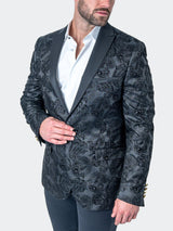 Blazer Tesla PaisleyFlok Black View-8