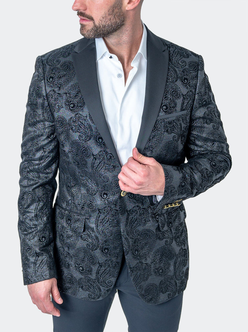 Blazer Tesla PaisleyFlok Black