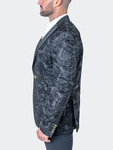 Blazer Tesla PaisleyFlok Black View-3