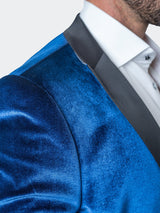 Blazer Tesla Velvet Blue View-10