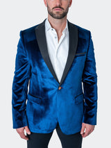 Blazer Tesla Velvet Blue View-1