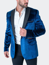 Blazer Tesla Velvet Blue View-5