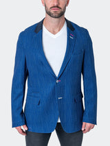 Blazer Unconstructed Continuous Blue View-1