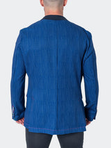 Blazer Unconstructed Continuous Blue View-6