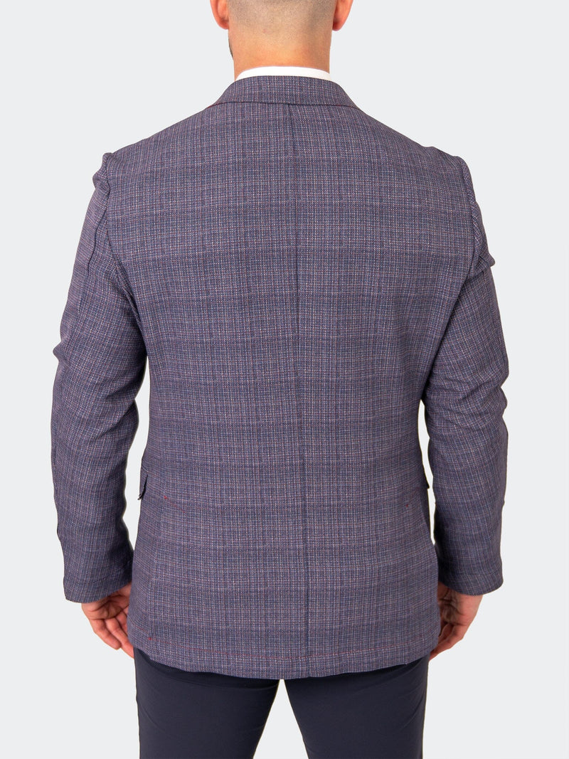 Blazer Unconstructed Grid Blue