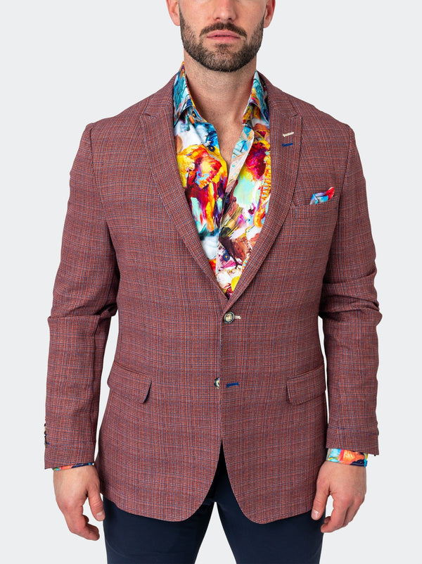 Blazer Unconstructed Preppy Orange