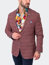 Blazer Unconstructed Preppy Orange View-6