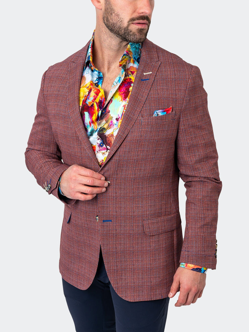 Blazer Unconstructed Preppy Orange