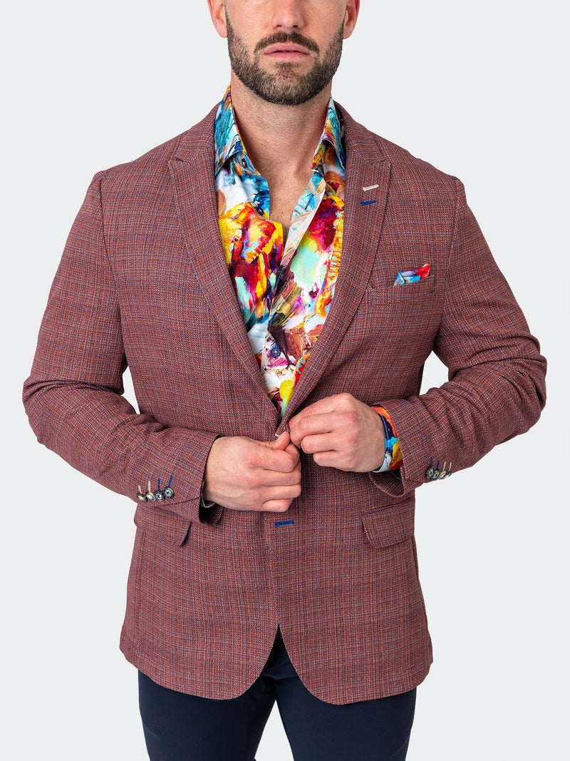 Blazer Unconstructed Preppy Orange