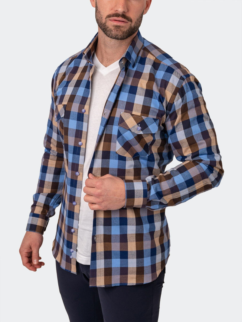 Flannel Checkbrown Brown