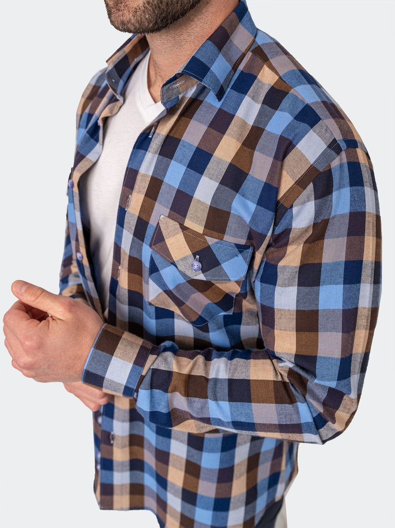 Flannel Checkbrown Brown