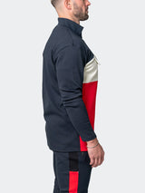 Half Zip Stealth NavyBlue View-4