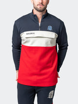 Half Zip Stealth NavyBlue View-1