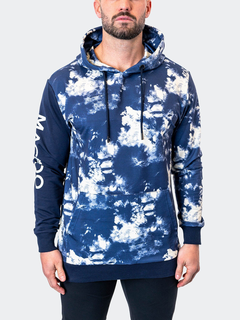 Hoodie DyePanel Blue