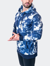 Hoodie DyePanel Blue View-4