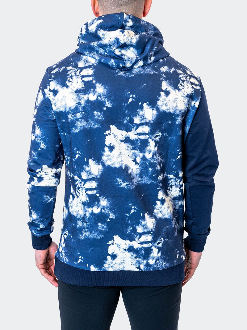 Hoodie DyePanel Blue