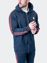 Hoodie Leo NavyBlue View-4