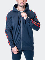 Hoodie Leo NavyBlue View-10