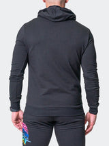 Hoodie Neon Black View-4