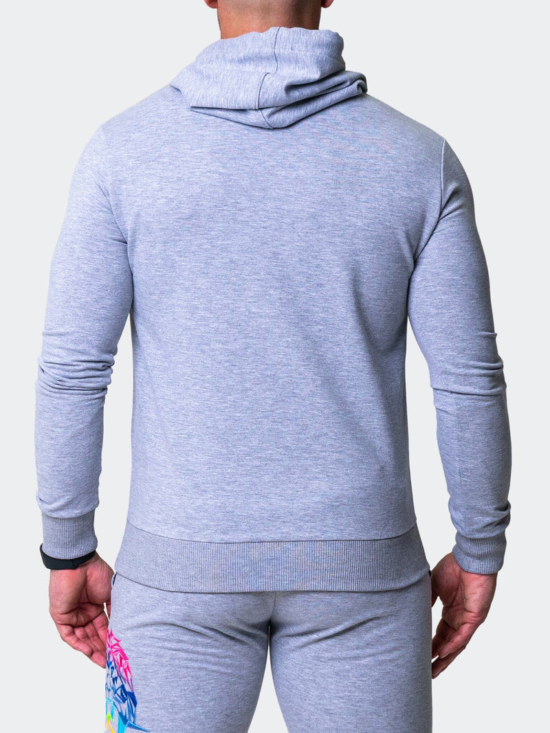 Hoodie Neon Grey