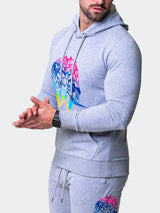 Hoodie Neon Grey View-3