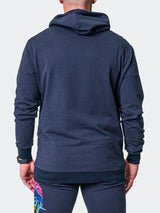 Hoodie Neon Navy View-6