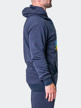 Hoodie Neon Navy View-5