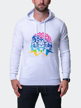 Hoodie Neon White View-1