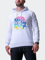 Hoodie Neon White View-3