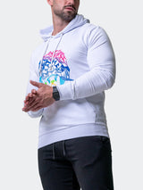 Hoodie Neon White View-2