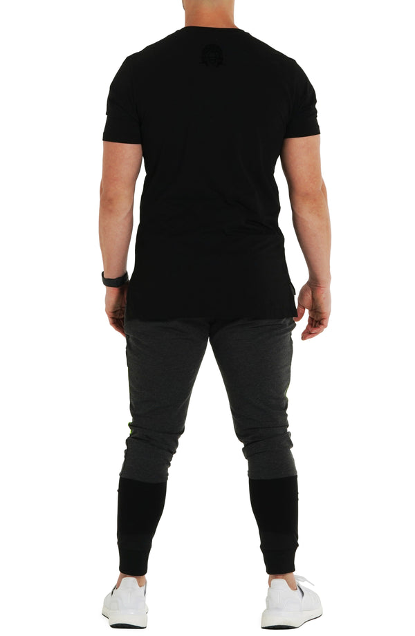 V-Neck Solid Black