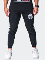 Jogger Monogram Black View-2