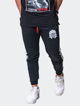 Jogger Monogram Black View-4