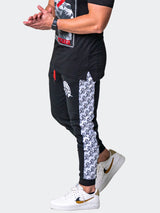 Jogger Monogram Black View-1