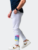 Jogger Neon White View-3