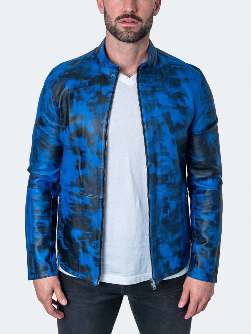 Leather Lab Blue